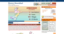Desktop Screenshot of districtahmedabad.com