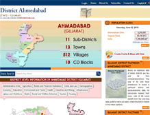 Tablet Screenshot of districtahmedabad.com